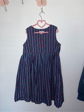 Custom made ABC apple dress.